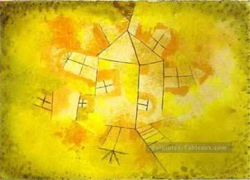 Maison tournante Paul Klee Peinture à l'huile